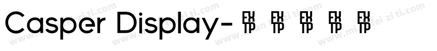 Casper Display字体转换